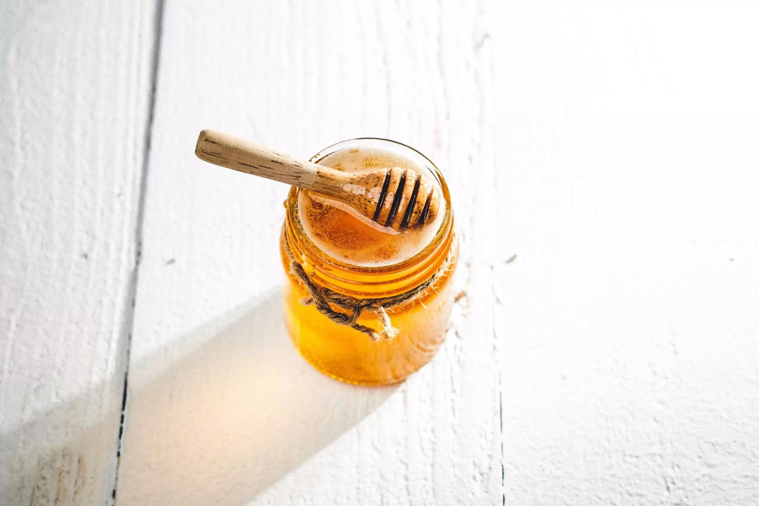 Thema Husten - Glas mit Honig